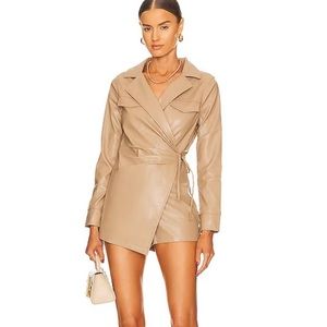 Superdown Nude Romper